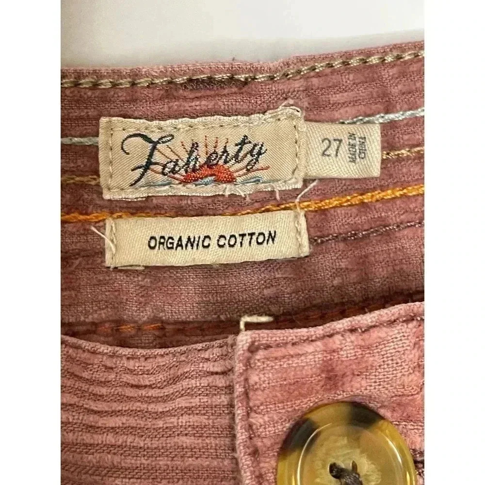 Faherty Endless cord pant Brownie size 27 - Picture 6 of 12